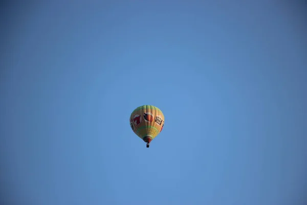 Vue Sur Ballon Air Chaud Dans Ciel — Photo