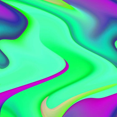 Dijital çok renkli soyut arkaplan, dalga konsepti