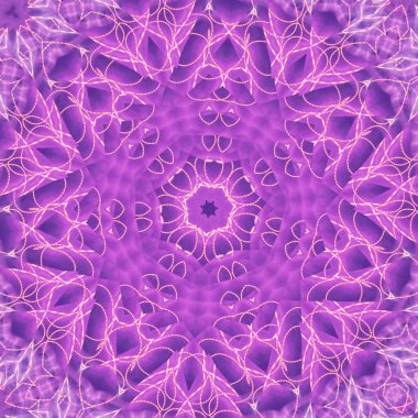 Soyut renkli yaratıcı dijital mandala arkaplan görüntüsü