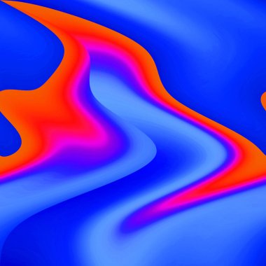 Dijital çok renkli soyut arkaplan, dalga konsepti