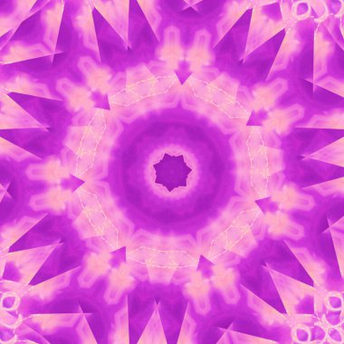 Soyut renkli yaratıcı dijital mandala arkaplan görüntüsü