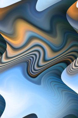 Dijital çok renkli soyut arkaplan, dalga konsepti