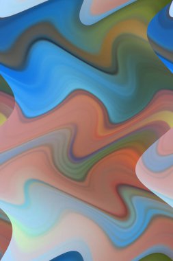 Dijital çok renkli soyut arkaplan, dalga konsepti