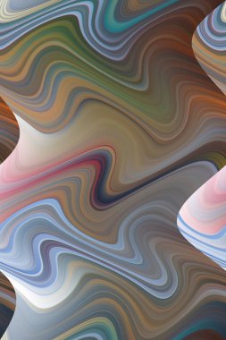 Dijital çok renkli soyut arkaplan, dalga konsepti