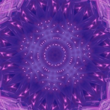 Soyut renkli yaratıcı dijital mandala arkaplan görüntüsü