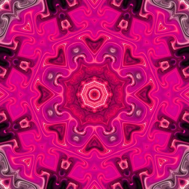 Soyut renkli yaratıcı dijital mandala arkaplan görüntüsü