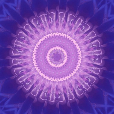 Soyut renkli yaratıcı dijital mandala arkaplan görüntüsü