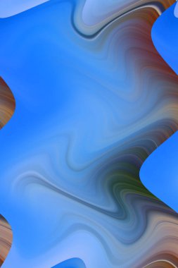 Dijital çok renkli soyut arkaplan, dalga konsepti