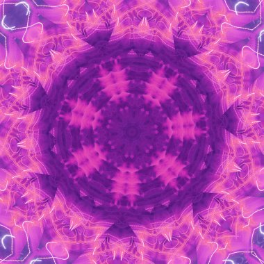 Soyut renkli yaratıcı dijital mandala arkaplan görüntüsü