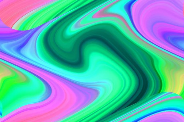 Digital Multicolor Abstract Background Waves Concept — Stock Photo, Image