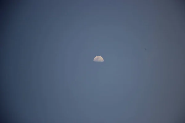 Schöner Mondblick Himmel — Stockfoto