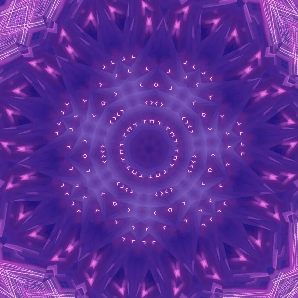 Abstrato Colorido Criativo Digital Mandala Fundo Vista — Fotografia de Stock