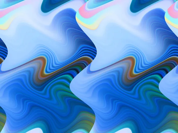 Fundo Abstrato Multicolor Digital Conceito Ondas — Fotografia de Stock