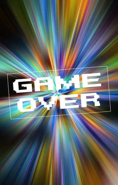 Game Message Colorful Abstract Background — Stock Photo, Image