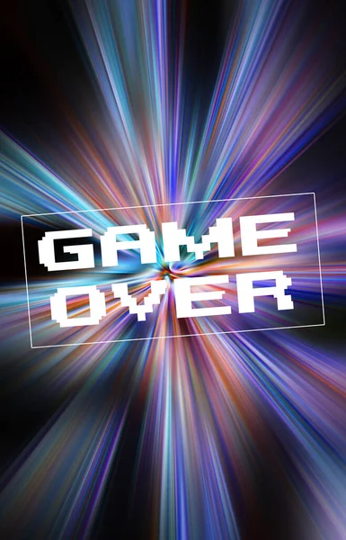 Game Message Colorful Abstract Background — Stock Photo, Image