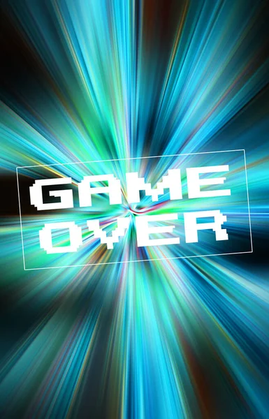 Game Message Colorful Abstract Background — Stock Photo, Image