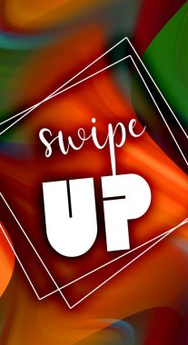 Soyut renkli arkaplanda metni yukarı kaydır 