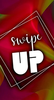 Soyut renkli arkaplanda metni yukarı kaydır 