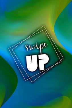 Soyut renkli arkaplanda metni yukarı kaydır 