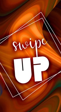 Soyut renkli arkaplanda metni yukarı kaydır 