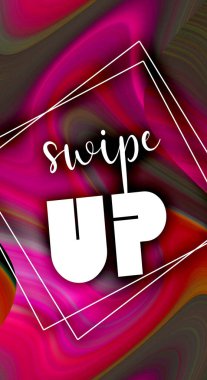 Soyut renkli arkaplanda metni yukarı kaydır 