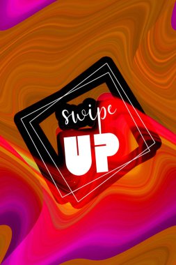 Soyut renkli arkaplanda metni yukarı kaydır 