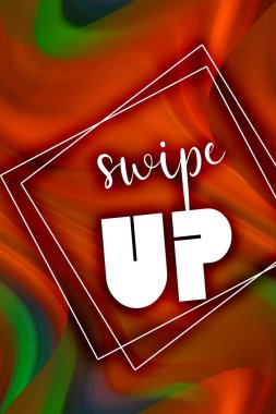 Soyut renkli arkaplanda metni yukarı kaydır 