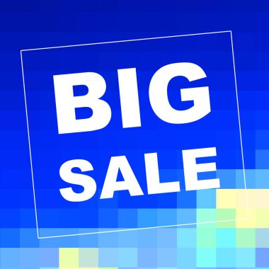 Soyut arka planda büyük indirimli sözler. Satış kuponu tasarımı. İş konsepti