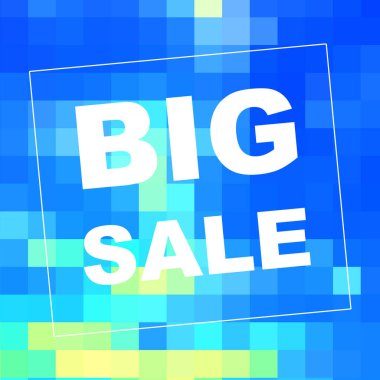 Soyut arka planda büyük indirimli sözler. Satış kuponu tasarımı. İş konsepti