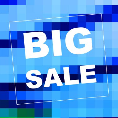 Soyut arka planda büyük indirimli sözler. Satış kuponu tasarımı. İş konsepti