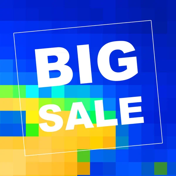 Big Sale Words Abstract Background Sales Coupon Design Business Concept — Stock Photo, Image