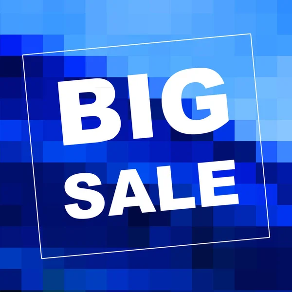 Big Sale Mots Sur Fond Abstrait Conception Coupon Vente Concept — Photo