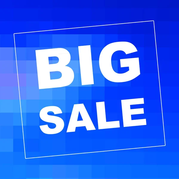 Big Sale Mots Sur Fond Abstrait Conception Coupon Vente Concept — Photo