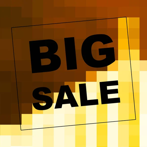 Big Sale Mots Sur Fond Abstrait Conception Coupon Vente Concept — Photo