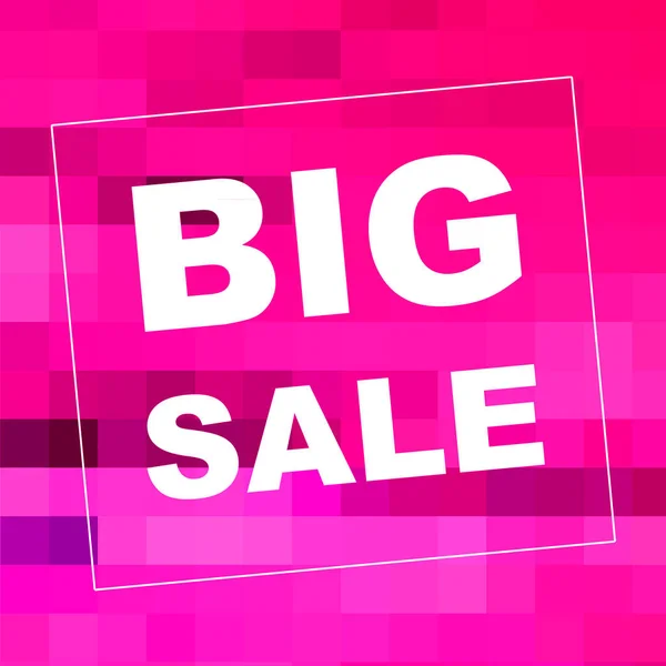 Big Sale Mots Sur Fond Abstrait Conception Coupon Vente Concept — Photo