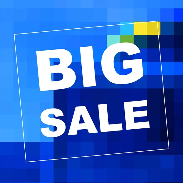 Big Sale Mots Sur Fond Abstrait Conception Coupon Vente Concept — Photo