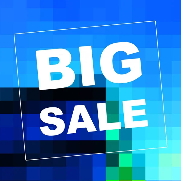 Big Sale Mots Sur Fond Abstrait Conception Coupon Vente Concept — Photo