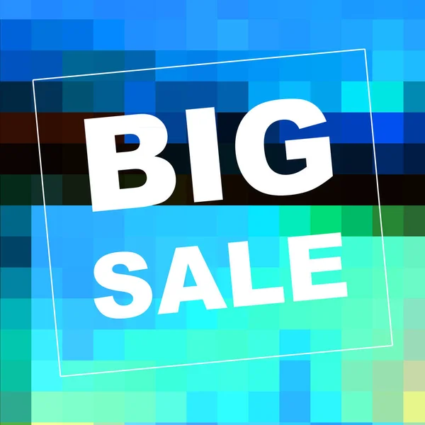 Big Sale Mots Sur Fond Abstrait Conception Coupon Vente Concept — Photo