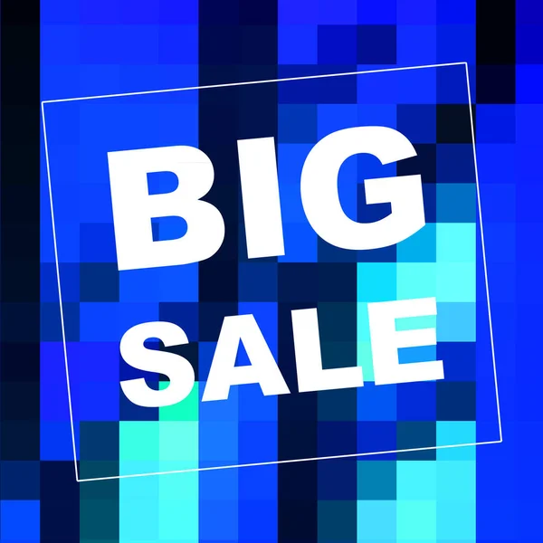 Big Sale Mots Sur Fond Abstrait Conception Coupon Vente Concept — Photo