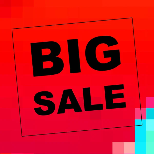 Big Sale Ord Abstrakt Bakgrund Försäljningskupongdesign Affärsidé — Stockfoto