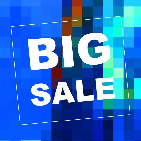 Big Sale Mots Sur Fond Abstrait Conception Coupon Vente Concept — Photo