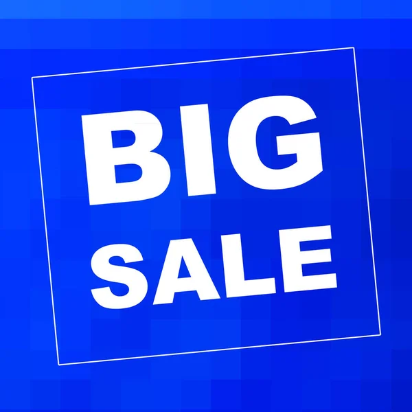 Big Sale Mots Sur Fond Abstrait Conception Coupon Vente Concept — Photo