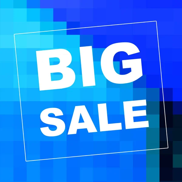 Big Sale Mots Sur Fond Abstrait Conception Coupon Vente Concept — Photo