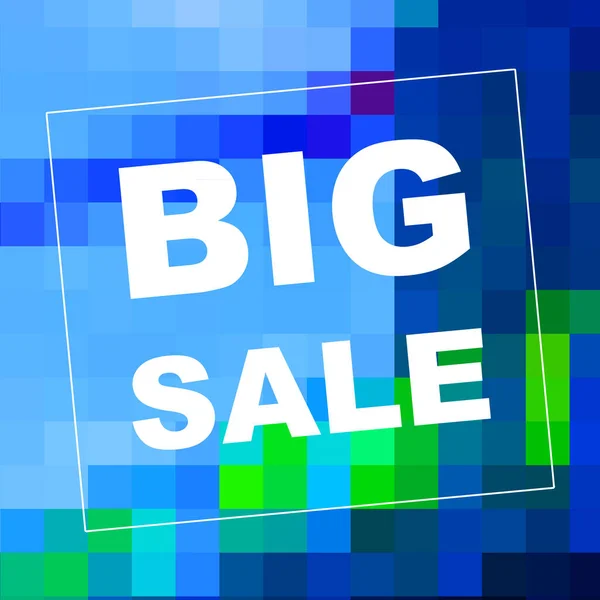 Big Sale Mots Sur Fond Abstrait Conception Coupon Vente Concept — Photo