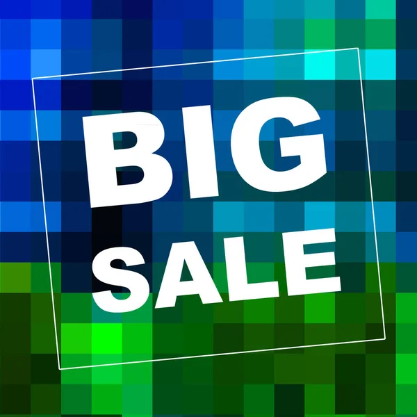 Big Sale Mots Sur Fond Abstrait Conception Coupon Vente Concept — Photo