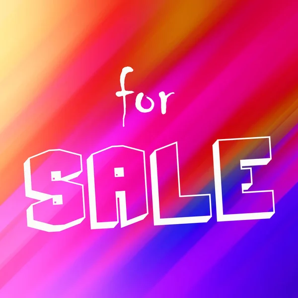 Sale Words Abstract Colorful Background — Stock Photo, Image