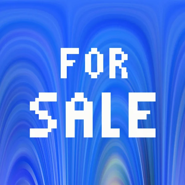 Prodej Slova Abstraktním Barevném Pozadí — Stock fotografie
