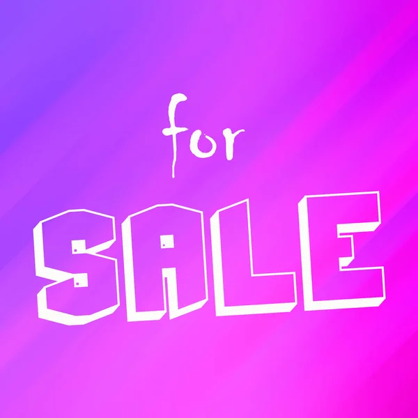 Sale Text Abstract Colorful Background — Stock Photo, Image