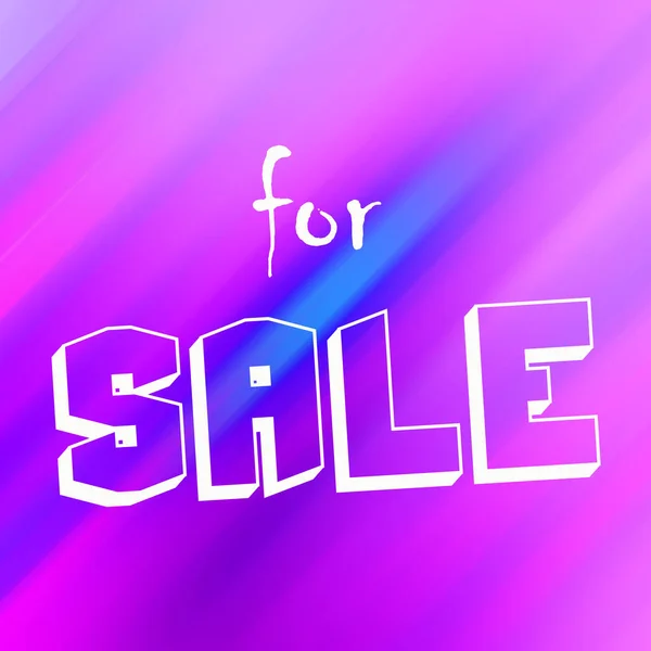 Sale Text Abstract Colorful Background — Stock Photo, Image