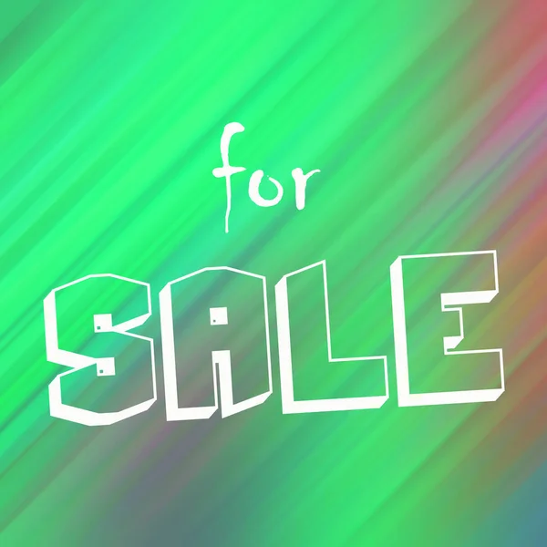 Sale Text Abstract Colorful Background — Stock Photo, Image